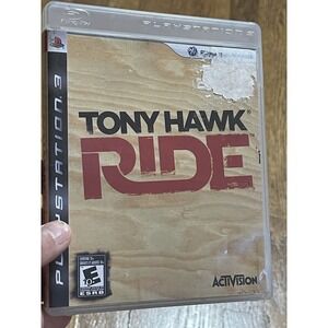 Tony Hawk Ride PS3 - Sony‎ PlayStation 3 (2009) Missing Game Manual